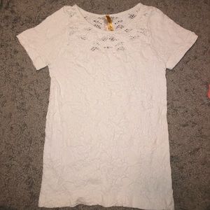 White Lace Kids Shirt